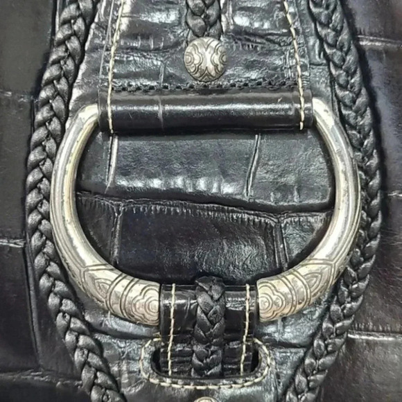 Brighton Moc Croc Pebbled Leather Embossed… - Picture 16 of 16